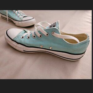 Converse Chuck Taylor All Star Mint Green Women's Sneakers, Size 8